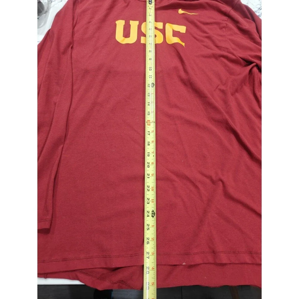 USC Trojans Hoodie Shirt Mens XL Nike Dri-Fit Pullover Lightweight Long Sleeve